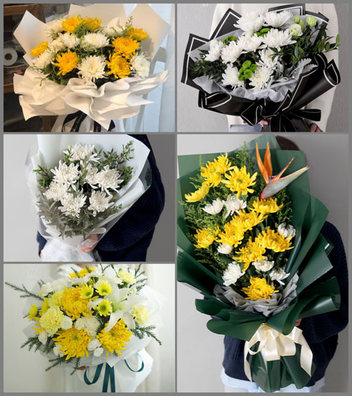 四川成都彭州市升平镇场镇社区白事花束代送